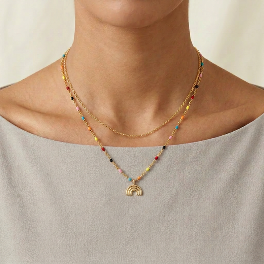 Rainbow Baby Necklace