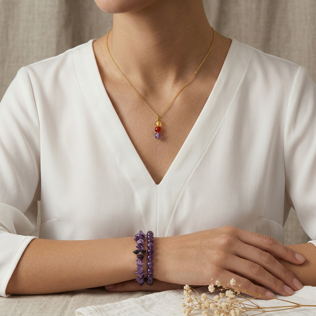 Manifestation Crystal Necklace