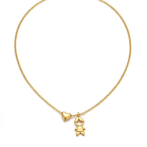 Collar de Corazón Niño/Niña 