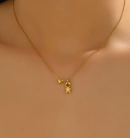 Collar de Corazón Niño/Niña 