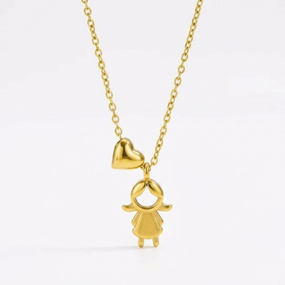 Collar de Corazón Niño/Niña 