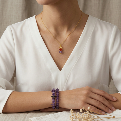 Manifestation Crystal Necklace